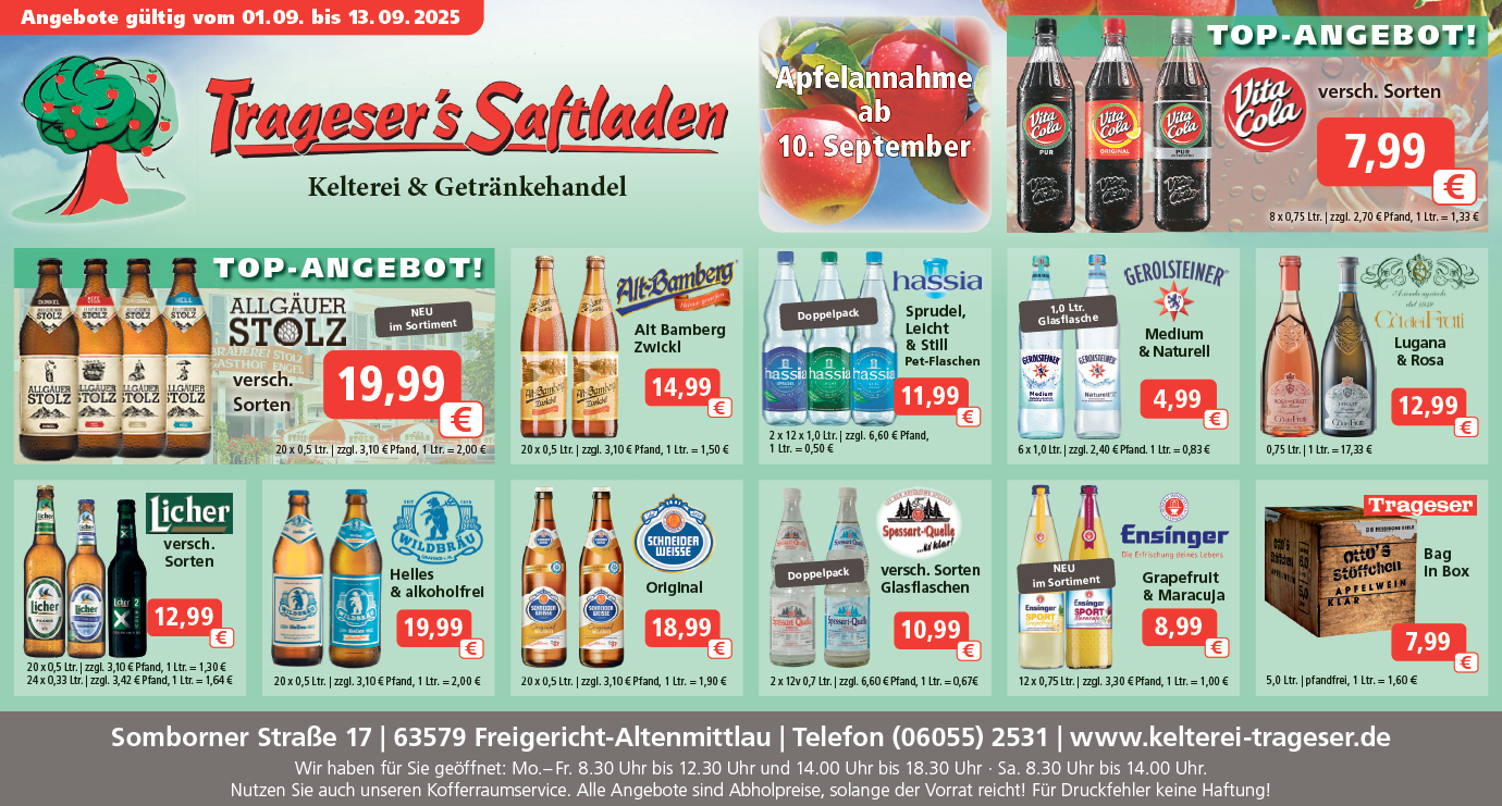 Angebot September 1 2025